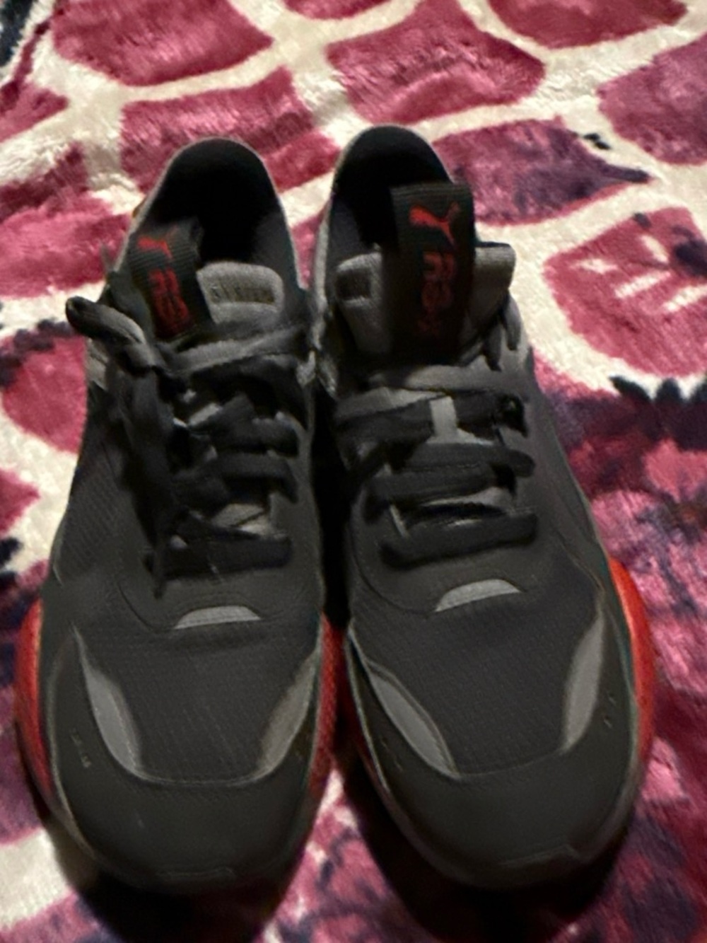 Puma Men’s Black and Red Running Sneakers
